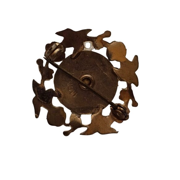 Vintage Tiny Lisner Enamel Pin (A9035) - Picture 4 of 5